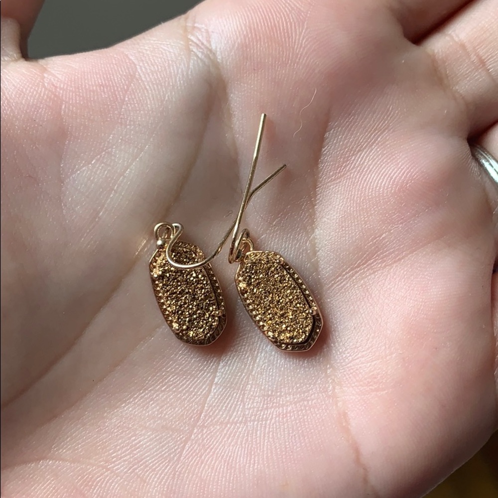Gold Kendra Scott earrings